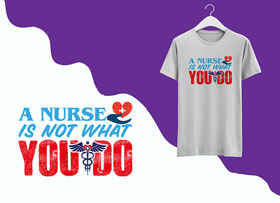 Nurse T-shirt Design 3d animation branding design graphic design illustration logo motion graphics summer t shirt design ui ux vector