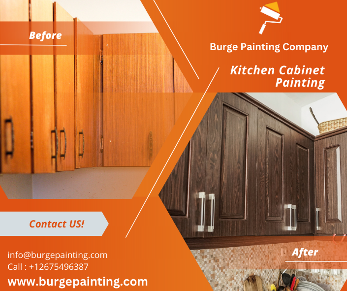 Cabinet Painting in Lansdale by Burge Painting Company on Dribbble