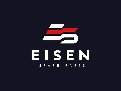 Eisen Spare Part logo branding car logo cars design logo spare parts