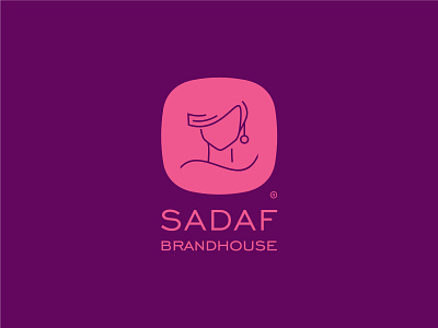 Sadaf brandhouse logo design brand branding graphic design logo logo design