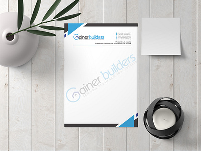 Minimalist Letterhead design branding design freelancing graphic design illustration logo typography ui ux vector