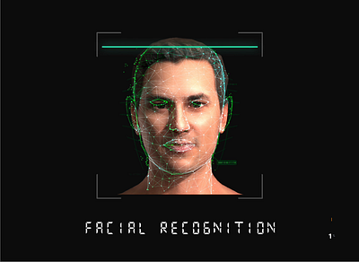 Facial recognition Animation ai animation design face face scanning facial figma prototyping future minimalist scan security ui uidesign uiux