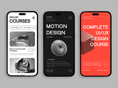 SkillSprint - Skill Courses Mobile App app courses creative design design course edtech education elearning fundamentals ios jobs learning platform mobile app onlinecourse skills teaching ui ux