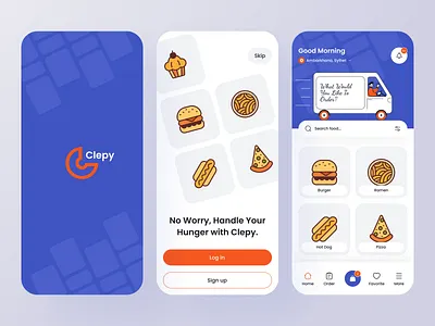 Food Delivery App 2023 app cleanui delivery delivery app delivery service fast food food food app food delivery app illustration kitchen minimal modern order restaurant menu shop testing ui ux