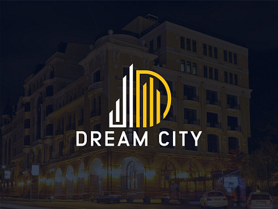 DREAM CITY REAL-ESTATE BRAND branding citylogo creative logo logo minimal unique