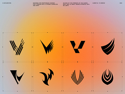 V Logo Exploration branding design exploration graphic design identity letter logo typography v vector