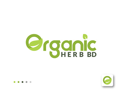 Organic Herb BD Logo branding design ecologo graphic design herb logo illustration leaf logo logo minimalist logo modern logo nature logo organic logo typography logo unique logo