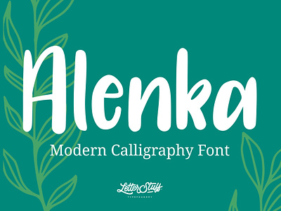 Alenka - Handlettering Font