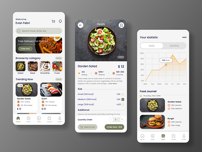 Food App app food mobile ui ux