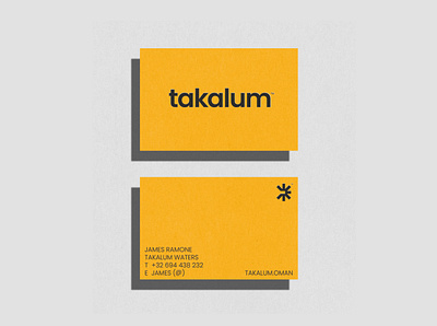 Takalum - Business Card / Branding Design brand identity branding business cards icon design logo design logo designer typography