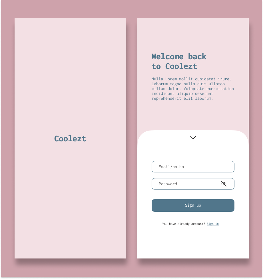 Sign up - UI Challenge 01 by Sf. Mutiara on Dribbble