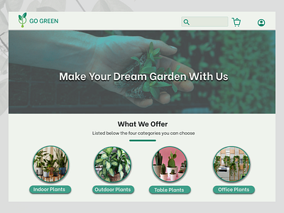 Product Page Of Go Green dailyui design graphic design illustration ui ux