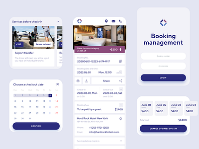 Hotel Unit | Booking App | Home page app appartament booking branding crm hostel hotel logo mobile motel service ui ui kit unit ux vector