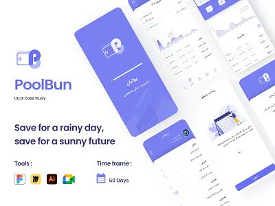 Financial Management App - Poolbun app application casestudy design designsystem financial interface product productdesign ui uidesign uiux userexperience ux uxdesign