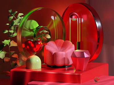 practic 3d c4d reder room