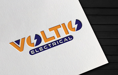 Voltio Electrical brand identity branding design illustration illustrator logo logo design logodesign ui vector