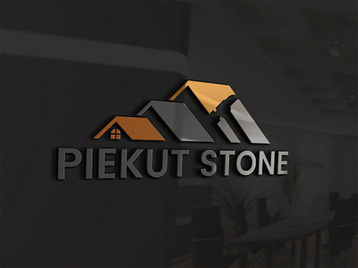 Piekut Stone brand identity branding design illustration illustrator logo logo design logodesign ui vector