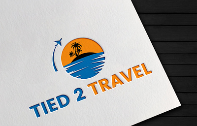 Tied 2 Travel 2 brand identity branding design illustration illustrator logo logo design logodesign ui vector