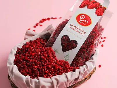 Darmiyan Barberry Logo and Packaging Design barberry barberry packaging branding graphic design logo