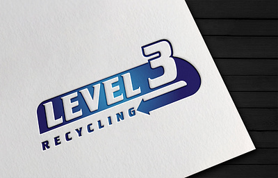 Level-3-Recycling brand identity branding design illustration illustrator logo logo design logodesign ui vector