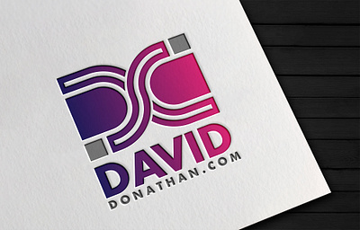 DavidDonathan.com brand identity branding design illustration illustrator logo logo design logodesign ui vector