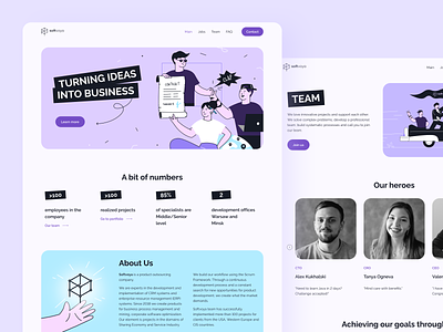 Softvoya | Career site redesign graphic design illustration redesign webdesign websitedevelopment