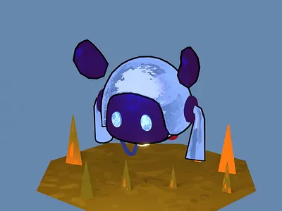 Lost? 3d art blender cartoon characterdesign concept design illustration marchbot robot