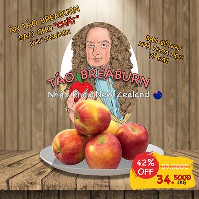 Apple Fruit Poster branding design graphic design product