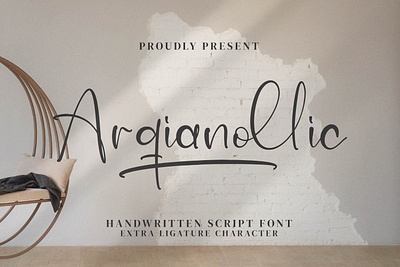 Arqianollic - Handwritten Script Font script