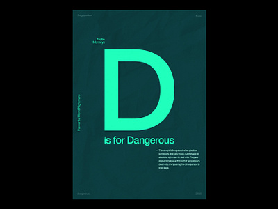 012 Dangerous arctic monkeys branding cartaz clean dangerous design graphic design green grid layout lyrics minimalism music photoshop poster print print design rock type typography