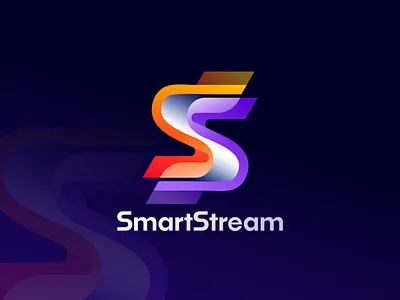 S/SS 3d logo 3d logo app app logo branding business custom logo design designer gradient graphic design icon identity illustration logo logotype marca modern s logo stream vector