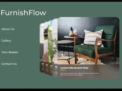 FurnishFlow app design graphic design ui