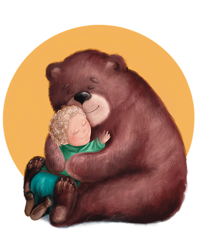 Hugs animals animals illustration book illustration books illustration design illustration illustrations kids illustration