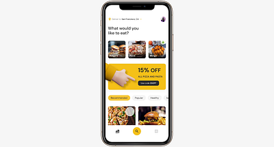 Food delivery app motion design 3d animation app design graphic design motion graphics ui ux vector