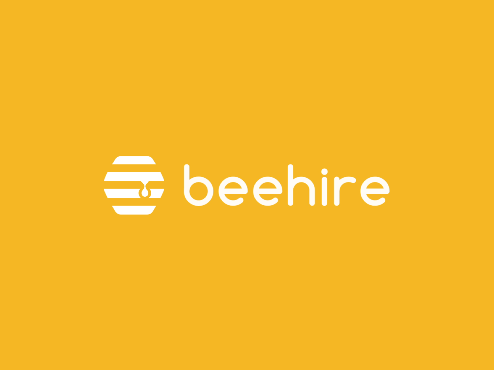 Beehire logo animation ae after effects animated logo animation branding branding animation hire hive honey logo logo animation logo reveal lottie motion graphics motion logo recruitment ui