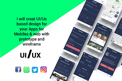UI/Ux Designer branding graphic design photoshop edittor ui ux web designer
