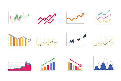 Statistics Graph and charts animation chart graph graphic design illustration infographics