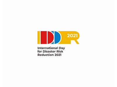 International Day for Disaster Risk Reduction 2021 branding clean design events graphic design logo logodesigner typography