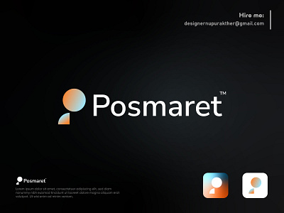 Posmaret logo design brand identity branding creative logo logo logo design logo designer logos modern logo popular logo simple