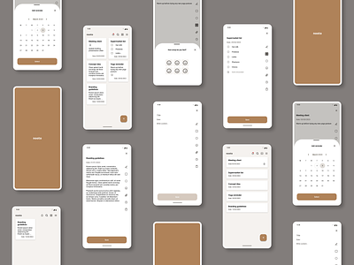 Nooto: Note-taking app app challenge clean design minimal minimalist mobile note note-taking ui user interface ux