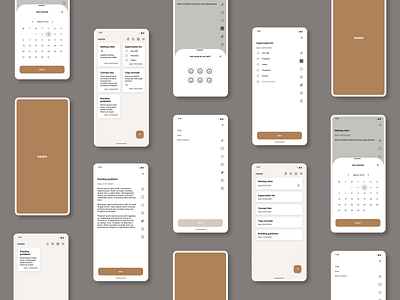 Nooto: Note-taking app app challenge clean design minimal minimalist mobile note note taking ui user interface ux