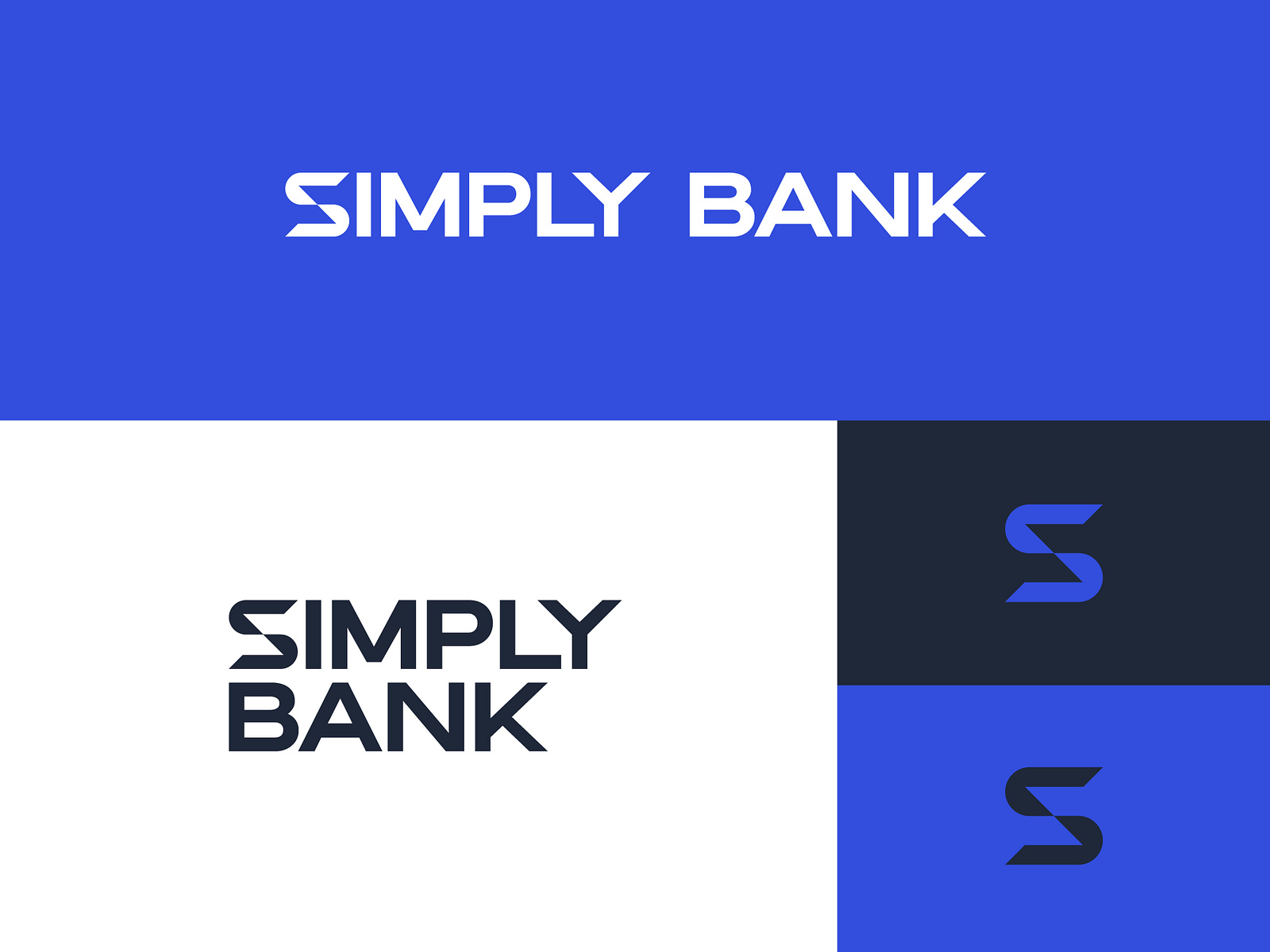 Simply Bank logo design by Helen Pyzhova on Dribbble