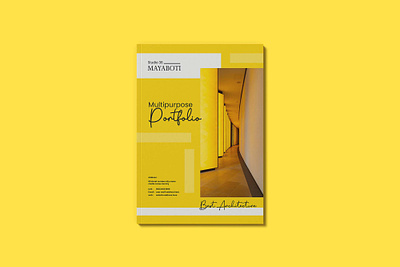 Multipurpose Yellow Portfolio Layout advertising agency brochure booklet design branding brochure brochure design editorial layout minimal brochure portfolio layout