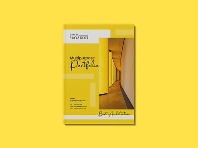 Multipurpose Yellow Portfolio Layout advertising agency brochure booklet design branding brochure brochure design editorial layout minimal brochure portfolio layout