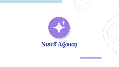 Stars Agency Logo brand identity branding logo