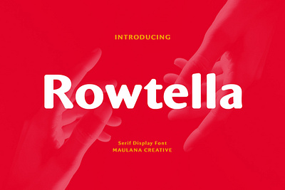 Rowtella Serif Display Font animation branding design font fonts graphic design logo nostalgic