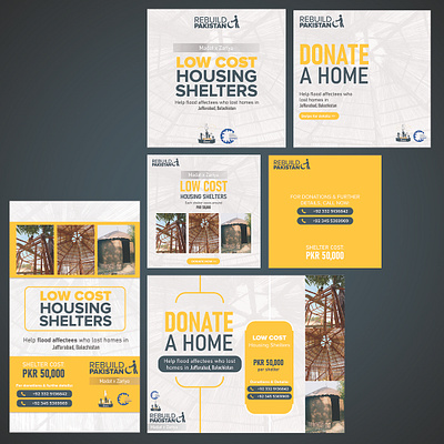 Donate a Home branding design graphic design marketing nonprofit social media typography