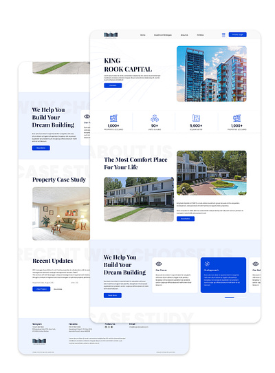 Real Estate Landing Page agency architecture contact design home house landing page property real estate real estate website residential responsive design ui uidesign uiux design web design webdesign website design