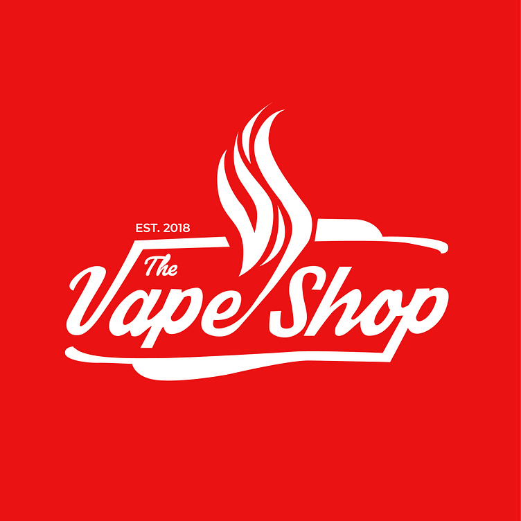 The Vape Shop Logo Design by Suman Khanal on Dribbble