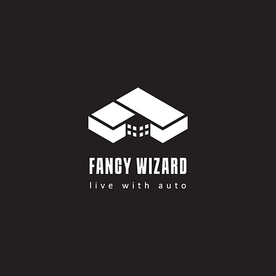 FANCY WIZARD LOGO abstract combination logo logo design monogram